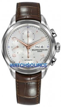 Buy this new Baume & Mercier Clifton Chronograph Day Date 10129 mens watch for the discount price of £2,451.00. UK Retailer.