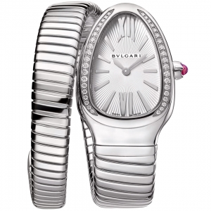 Buy this new Bulgari Serpenti Tubogas 35mm 101827 ladies watch for the discount price of £8,010.00. UK Retailer.