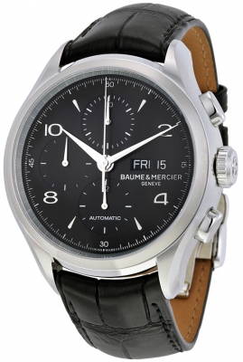 Buy this new Baume & Mercier Clifton Chronograph Day Date 10211 mens watch for the discount price of £2,541.00. UK Retailer.