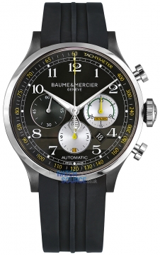 Buy this new Baume & Mercier Capeland Chronograph 44mm 10281 SHELBY COBRA 1963 COMPETITION mens watch for the discount price of £3,150.00. UK Retailer.