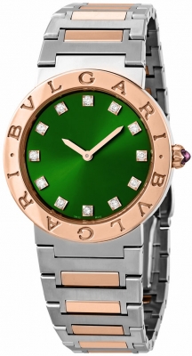 Buy this new Bulgari BVLGARI BVLGARI Quartz 33mm 103202 ladies watch for the discount price of £7,515.00. UK Retailer.