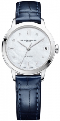 Buy this new Baume & Mercier Classima Automatic 31mm 10545 ladies watch for the discount price of £2,125.00. UK Retailer.