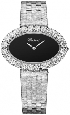 Buy this new Chopard L'Heure Du Diamant Oval 10A376-1008 ladies watch for the discount price of £58,905.00. UK Retailer.