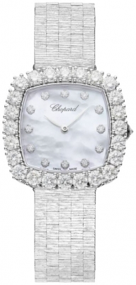 Buy this new Chopard L'Heure Du Diamant Cushion 10A386-1106 ladies watch for the discount price of £63,070.00. UK Retailer.