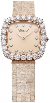 Buy this new Chopard L'Heure Du Diamant Cushion 10A386-5107 ladies watch for the discount price of £65,535.00. UK Retailer.