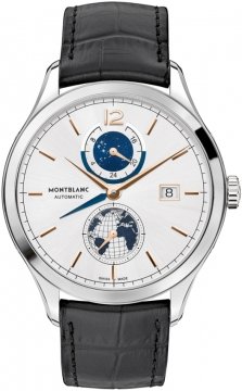 Buy this new Montblanc Heritage Chronometrie Dual Time 113779 mens watch for the discount price of £3,315.00. UK Retailer.