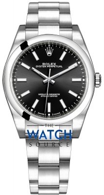 Buy this new Rolex Oyster Perpetual 39mm 114300 Black Oyster mens watch for the discount price of £5,200.00. UK Retailer.