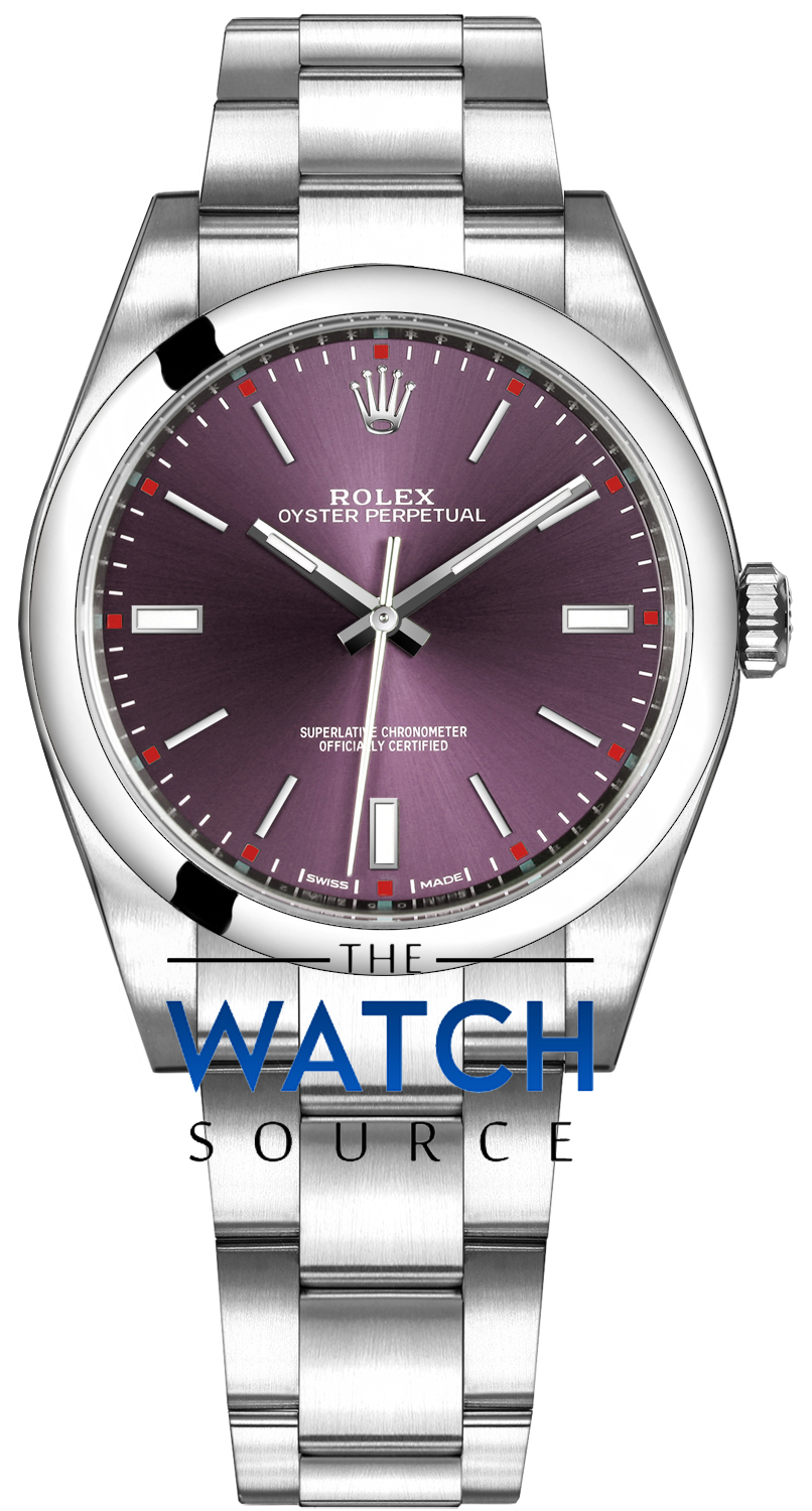 rolex oyster perpetual red grape review