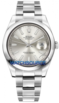 Buy this new Rolex Oyster Perpetual Datejust II 116300 Silver Index mens watch for the discount price of £5,280.00. UK Retailer.