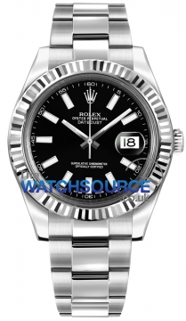 Buy this new Rolex Oyster Perpetual Datejust II 116334 Black Index mens watch for the discount price of £6,900.00. UK Retailer.
