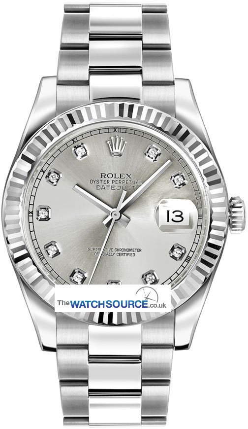 rolex oyster perpetual datejust silver price