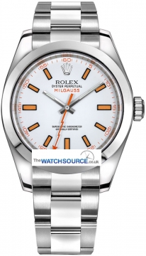 Buy this new Rolex Milgauss 40mm 116400 White mens watch for the discount price of £5,670.00. UK Retailer.