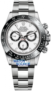 Buy this new Rolex Cosmograph Daytona Stainless Steel 116500LN White mens watch for the discount price of £36,500.00. UK Retailer.