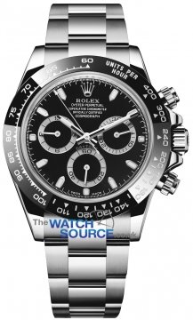 Buy this new Rolex Cosmograph Daytona Stainless Steel 116500LN Black mens watch for the discount price of £34,500.00. UK Retailer.