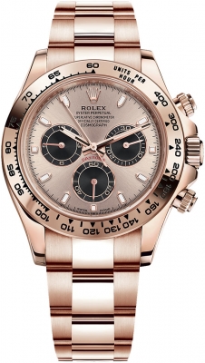 Buy this new Rolex Cosmograph Daytona Everose Gold 116505 Sundust Black Index mens watch for the discount price of - Please Call for Price. UK Retailer.