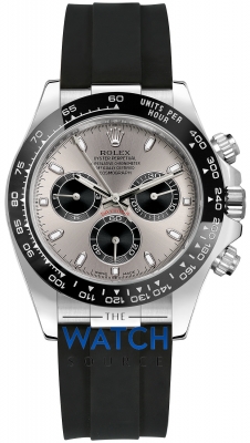 Buy this new Rolex Cosmograph Daytona White Gold 116519LN Steel and Black Oysterflex mens watch for the discount price of £30,000.00. UK Retailer.