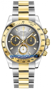 Buy this new Rolex Cosmograph Daytona Steel and Gold 116523 Steel Index mens watch for the discount price of £12,380.00. UK Retailer.