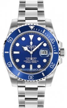 Buy this new Rolex Oyster Perpetual Submariner Date 116619LB mens watch for the discount price of £30,500.00. UK Retailer.