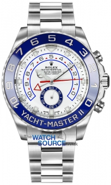Buy this new Rolex Yacht-Master II 44mm 116680 White mens watch for the discount price of £13,840.00. UK Retailer.