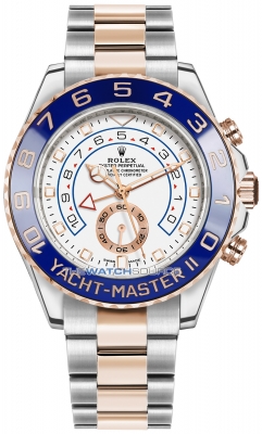 Buy this new Rolex Yacht-Master II 44mm 116681 White mens watch for the discount price of £18,450.00. UK Retailer.