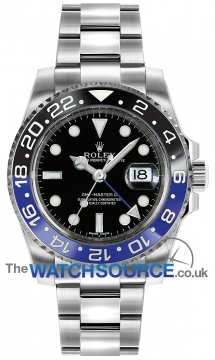 Buy this new Rolex GMT Master II 116710BLNR mens watch for the discount price of £12,600.00. UK Retailer.