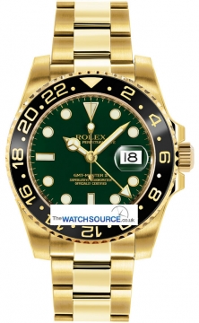 Buy this new Rolex GMT Master II 116718LN Green mens watch for the discount price of £31,000.00. UK Retailer.