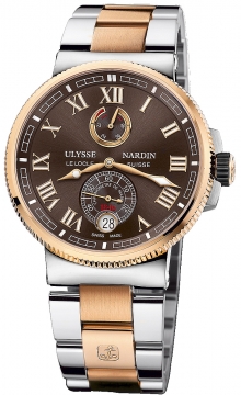 Buy this new Ulysse Nardin Marine Chronometer Manufacture 43mm 1185-126-8m/45 mens watch for the discount price of £16,950.00. UK Retailer.
