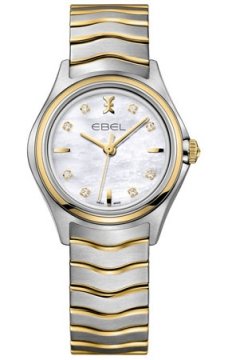 Buy this new Ebel Ebel Wave Quartz 30mm 1216197 ladies watch for the discount price of £1,275.00. UK Retailer.