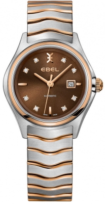 Buy this new Ebel Ebel Wave Automatic 30mm 1216265 ladies watch for the discount price of £1,695.00. UK Retailer.