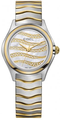 Buy this new Ebel Ebel Wave Quartz 30mm 1216271 ladies watch for the discount price of £2,422.00. UK Retailer.