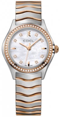 Buy this new Ebel Ebel Wave Quartz 30mm 1216325 ladies watch for the discount price of £2,630.00. UK Retailer.