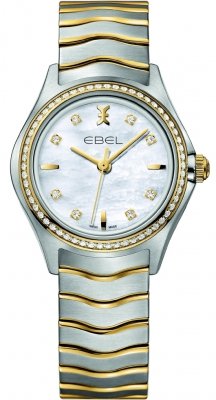 Buy this new Ebel Ebel Wave Quartz 30mm 1216351 ladies watch for the discount price of £2,035.00. UK Retailer.