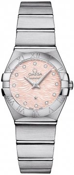 Buy this new Omega Constellation Brushed 24mm 123.10.24.60.57.002 ladies watch for the discount price of £2,329.00. UK Retailer.