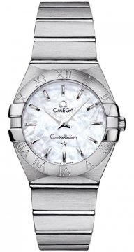 Buy this new Omega Constellation Brushed 27mm 123.10.27.60.05.001 ladies watch for the discount price of £1,996.00. UK Retailer.