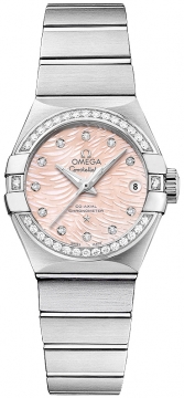 Buy this new Omega Constellation Co-Axial Automatic 27mm 123.15.27.20.57.002 ladies watch for the discount price of £6,858.00. UK Retailer.