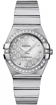 Buy this new Omega Constellation Brushed 27mm 123.15.27.60.52.001 ladies watch for the discount price of £4,408.00. UK Retailer.