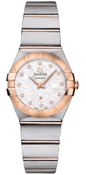 Buy this new Omega Constellation Brushed 24mm 123.20.24.60.55.007 ladies watch for the discount price of £3,485.00. UK Retailer.