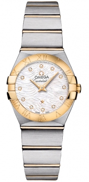 Buy this new Omega Constellation Brushed 24mm 123.20.24.60.55.008 ladies watch for the discount price of £3,685.00. UK Retailer.
