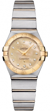 Buy this new Omega Constellation Brushed 24mm 123.20.24.60.57.001 ladies watch for the discount price of £3,654.00. UK Retailer.