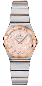 Buy this new Omega Constellation Brushed 24mm 123.20.24.60.57.003 ladies watch for the discount price of £3,685.00. UK Retailer.