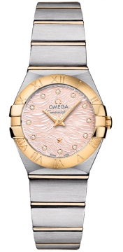 Buy this new Omega Constellation Brushed 24mm 123.20.24.60.57.004 ladies watch for the discount price of £3,685.00. UK Retailer.