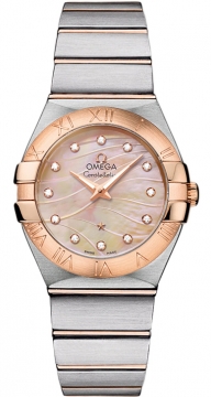 Buy this new Omega Constellation Brushed 27mm 123.20.27.60.57.002 ladies watch for the discount price of £3,545.00. UK Retailer.