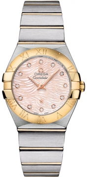 Buy this new Omega Constellation Brushed 27mm 123.20.27.60.57.005 ladies watch for the discount price of £3,933.00. UK Retailer.