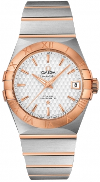 Buy this new Omega Constellation Co-Axial Automatic 38mm 123.20.38.21.02.008 mens watch for the discount price of £6,192.00. UK Retailer.