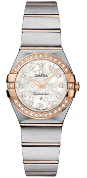 Buy this new Omega Constellation Brushed 24mm 123.25.24.60.55.009 ladies watch for the discount price of £5,240.00. UK Retailer.