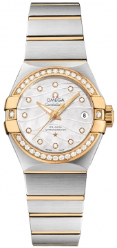 Buy this new Omega Constellation Co-Axial Automatic 27mm 123.25.27.20.55.004 ladies watch for the discount price of £8,066.00. UK Retailer.