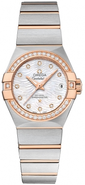 Buy this new Omega Constellation Co-Axial Automatic 27mm 123.25.27.20.55.006 ladies watch for the discount price of £7,166.00. UK Retailer.