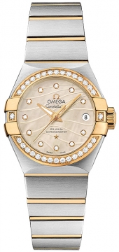 Buy this new Omega Constellation Co-Axial Automatic 27mm 123.25.27.20.57.002 ladies watch for the discount price of £8,199.00. UK Retailer.