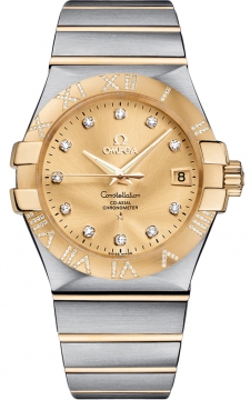 Buy this new Omega Constellation Co-Axial Automatic 35mm 123.25.35.20.58.002 mens watch for the discount price of £8,482.00. UK Retailer.