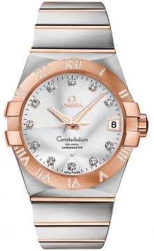 Buy this new Omega Constellation Co-Axial Automatic 38mm 123.25.38.21.52.003 mens watch for the discount price of £11,403.00. UK Retailer.